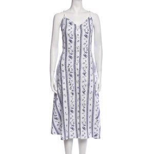 Reformation Blue Floral Dress - SIZE 12